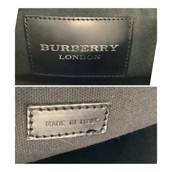 🛍BURBERRY LONDON Black Leather Shoulder Bag🛍 - Picture 5 of 10